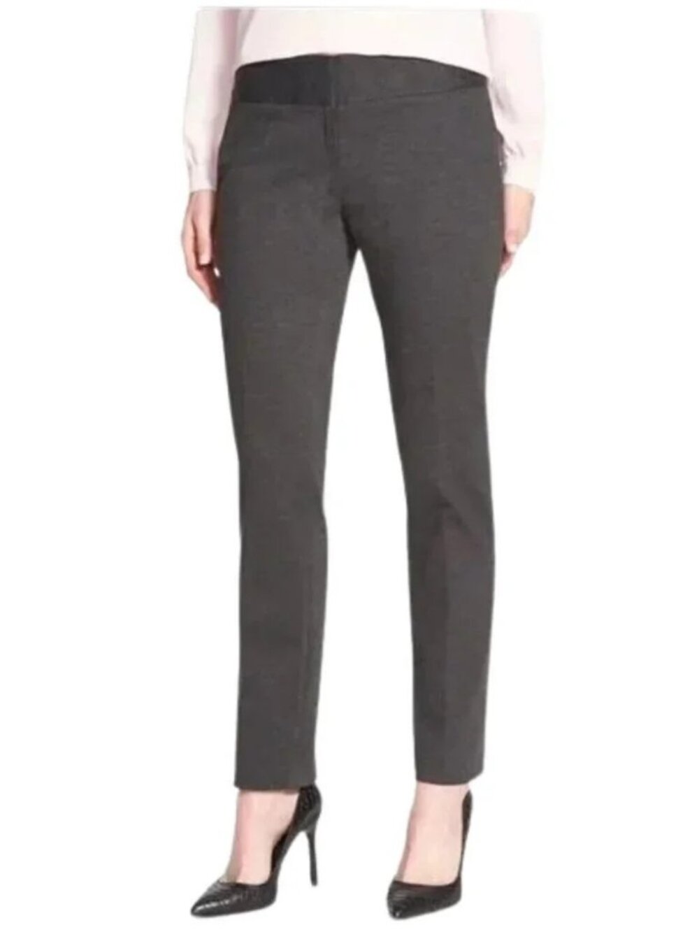 VINCE CAMUTO Dark Gray Ponte Size 2 Stretch Pants - Like New